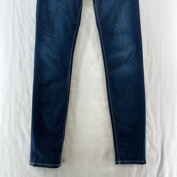Hudson Jeans Womens Size 27 Mid Rise Skinny Medium Washed Stretch Denim Blue - Picture 4 of 11